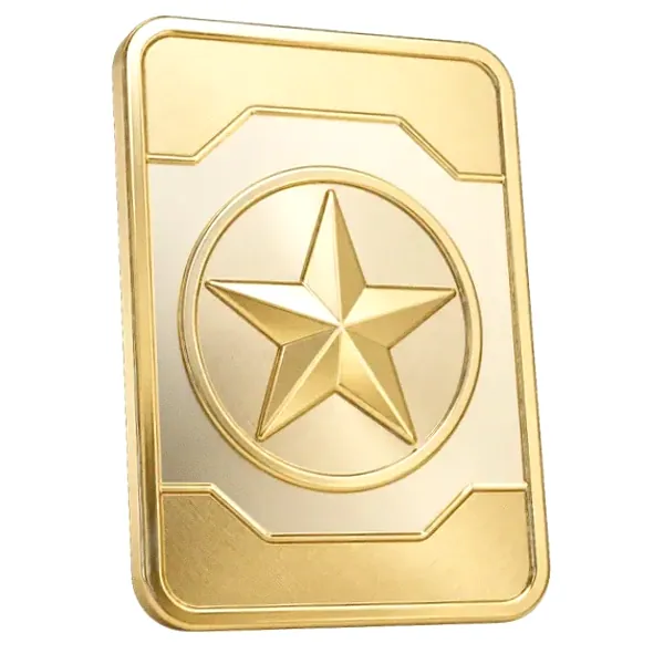 Star-emblem card — Spinfin