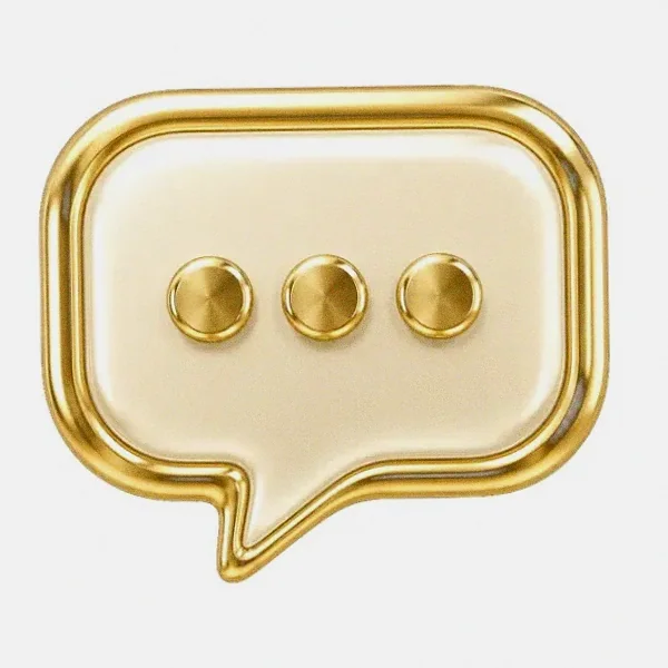 Three-dot speech bubble — Spinfin