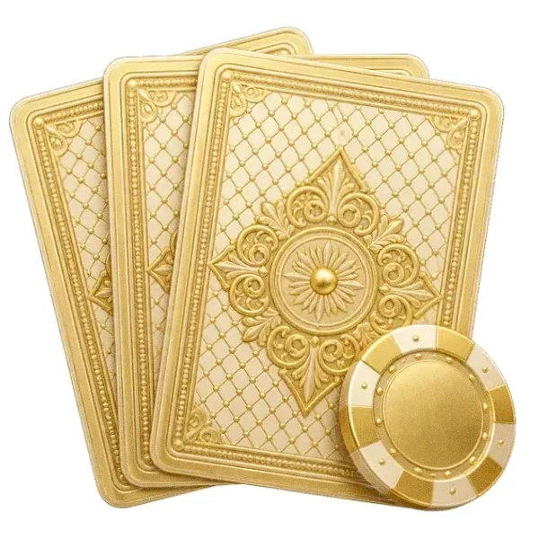Playing cards and chip — Spinfin