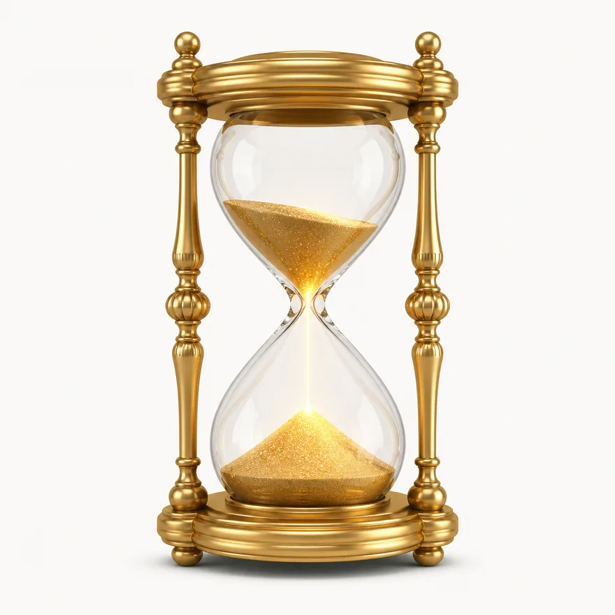 Ornate hourglass — Spinfin