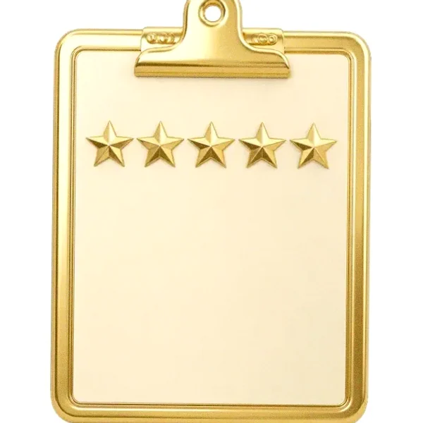 Star rating clipboard — Spinfin