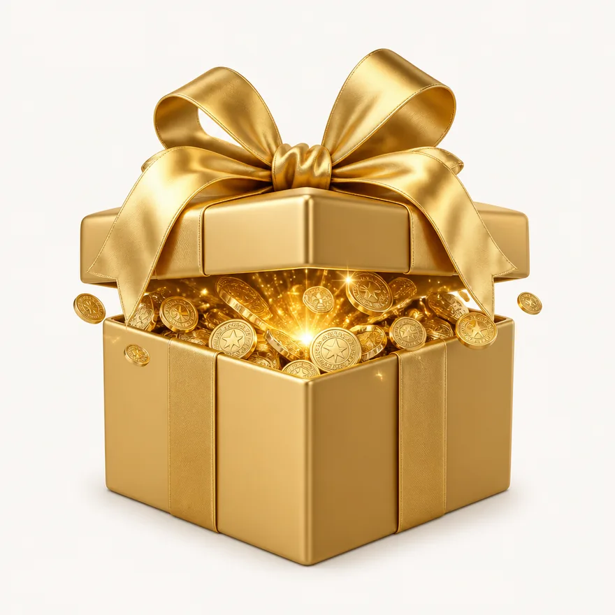 Ribbon-tied gift box — Spinfin