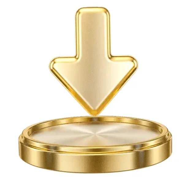 Downward arrow button — Spinfin