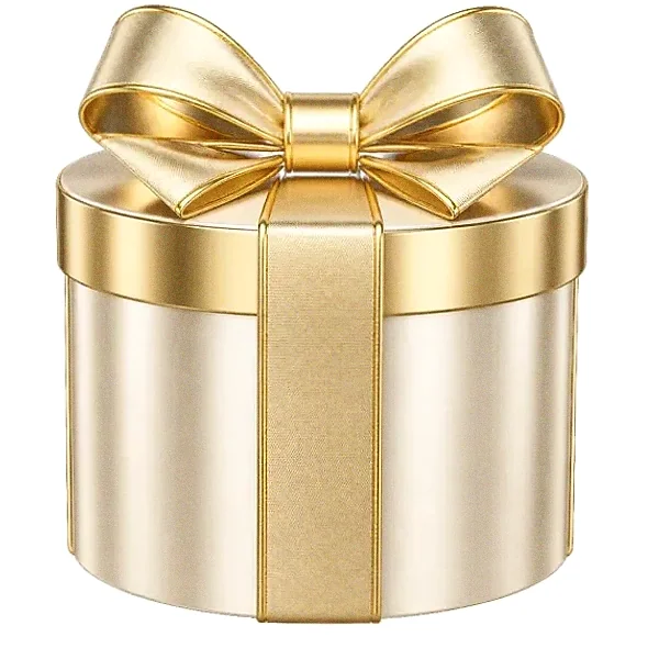 Round gift box — Spinfin