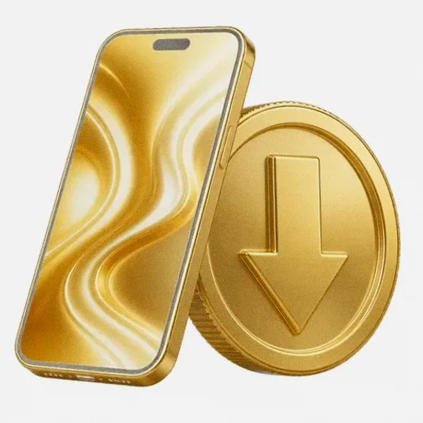 Smartphone and coin — Spinfin