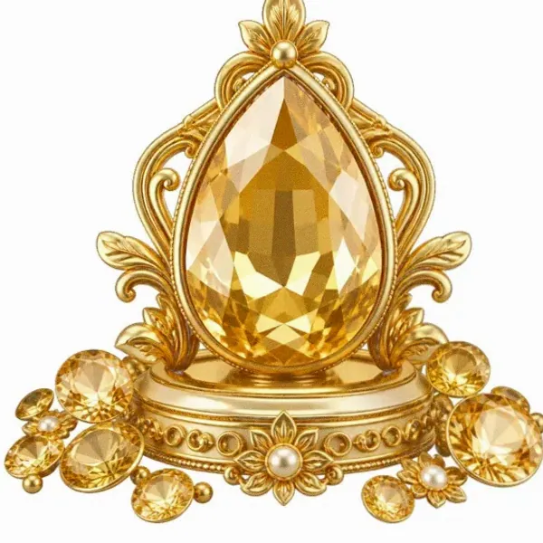Faceted gemstone — Spinfin