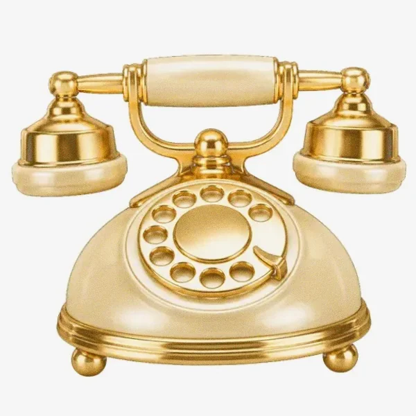 Vintage rotary telephone — Spinfin